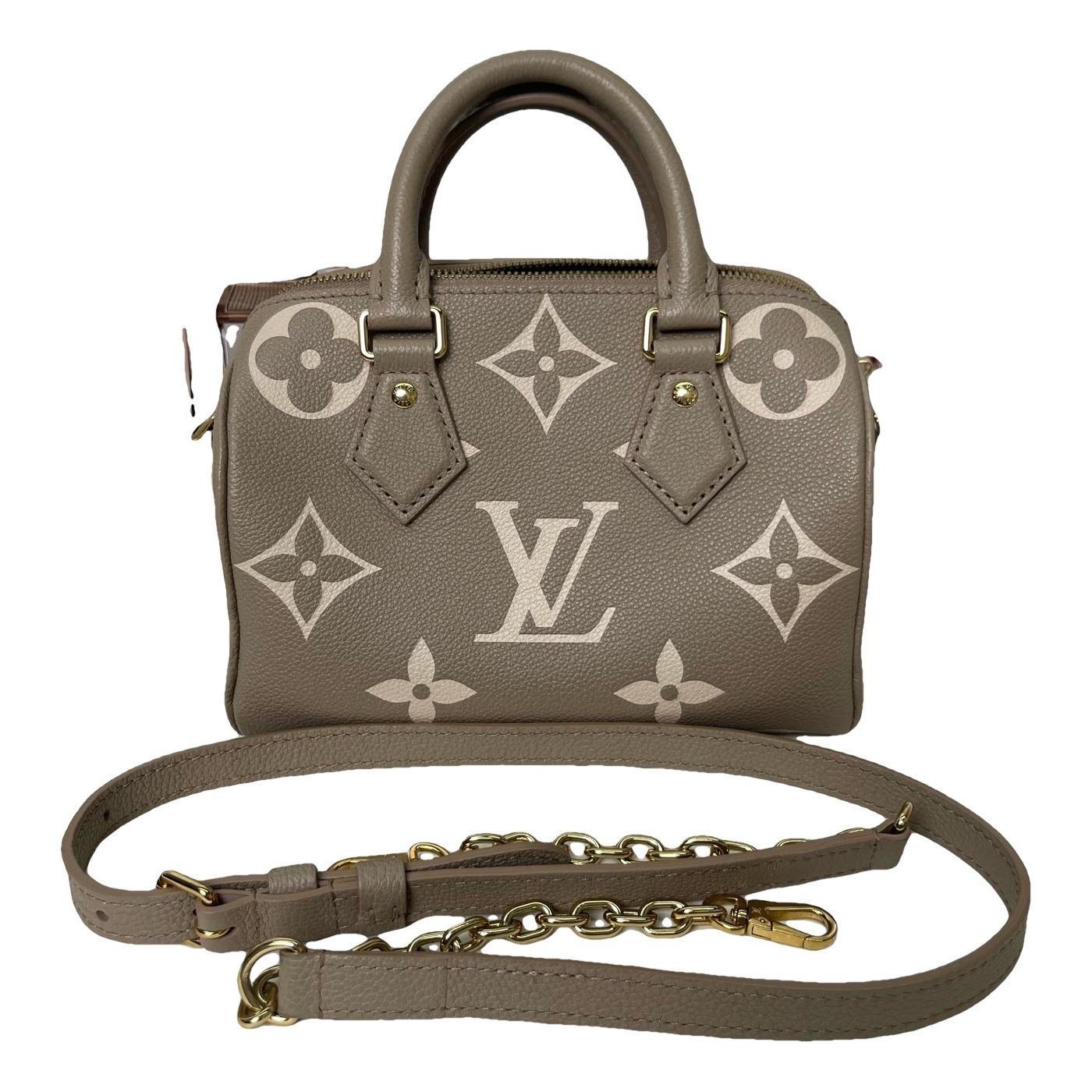 Speedy leather handbag