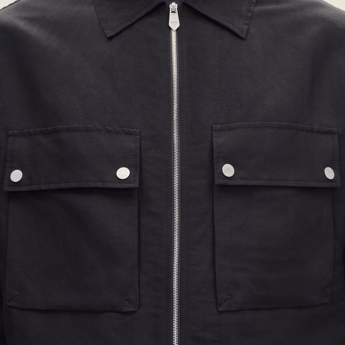 Noir Short-sleeve Overshirt