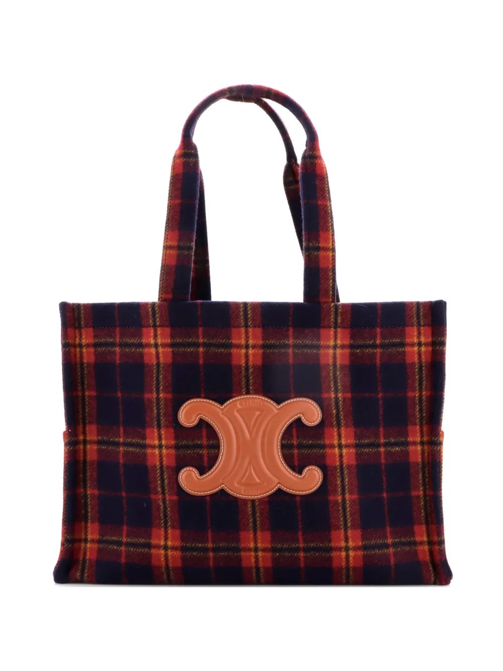 Cabas Thais Tartan Wool Large tote bag