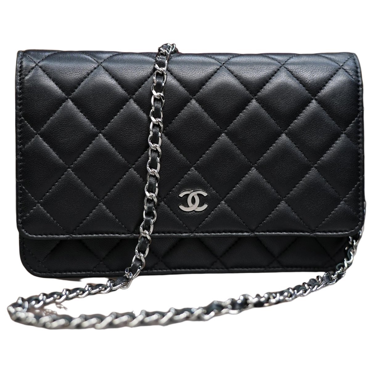 Wallet On Chain Timeless/Classique leather handbag