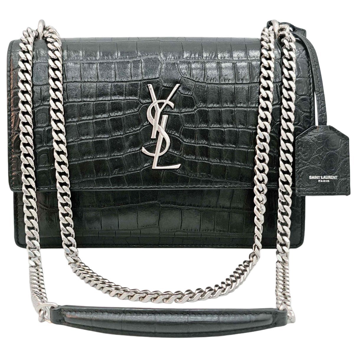 Sunset leather crossbody bag