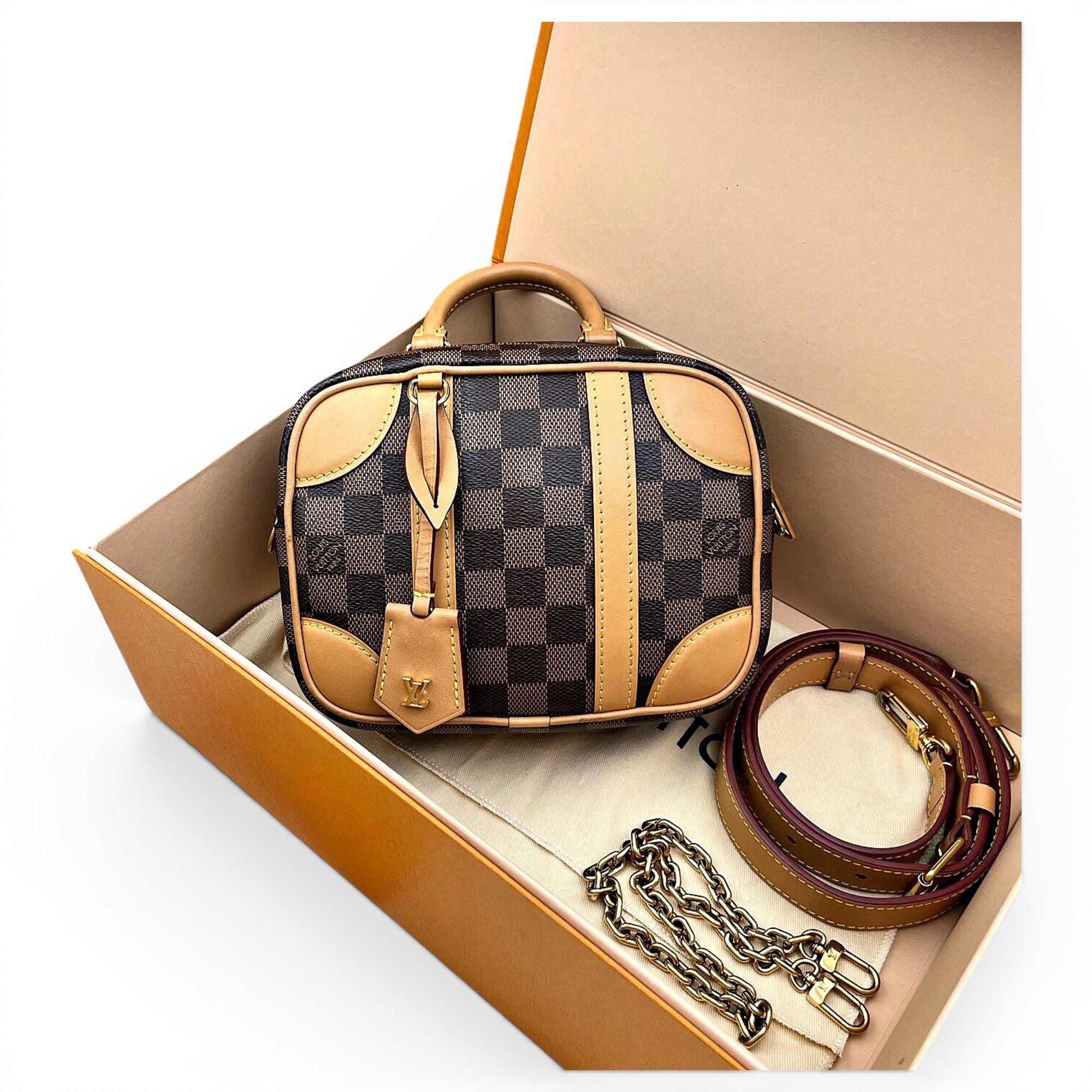 Valisette leather handbag