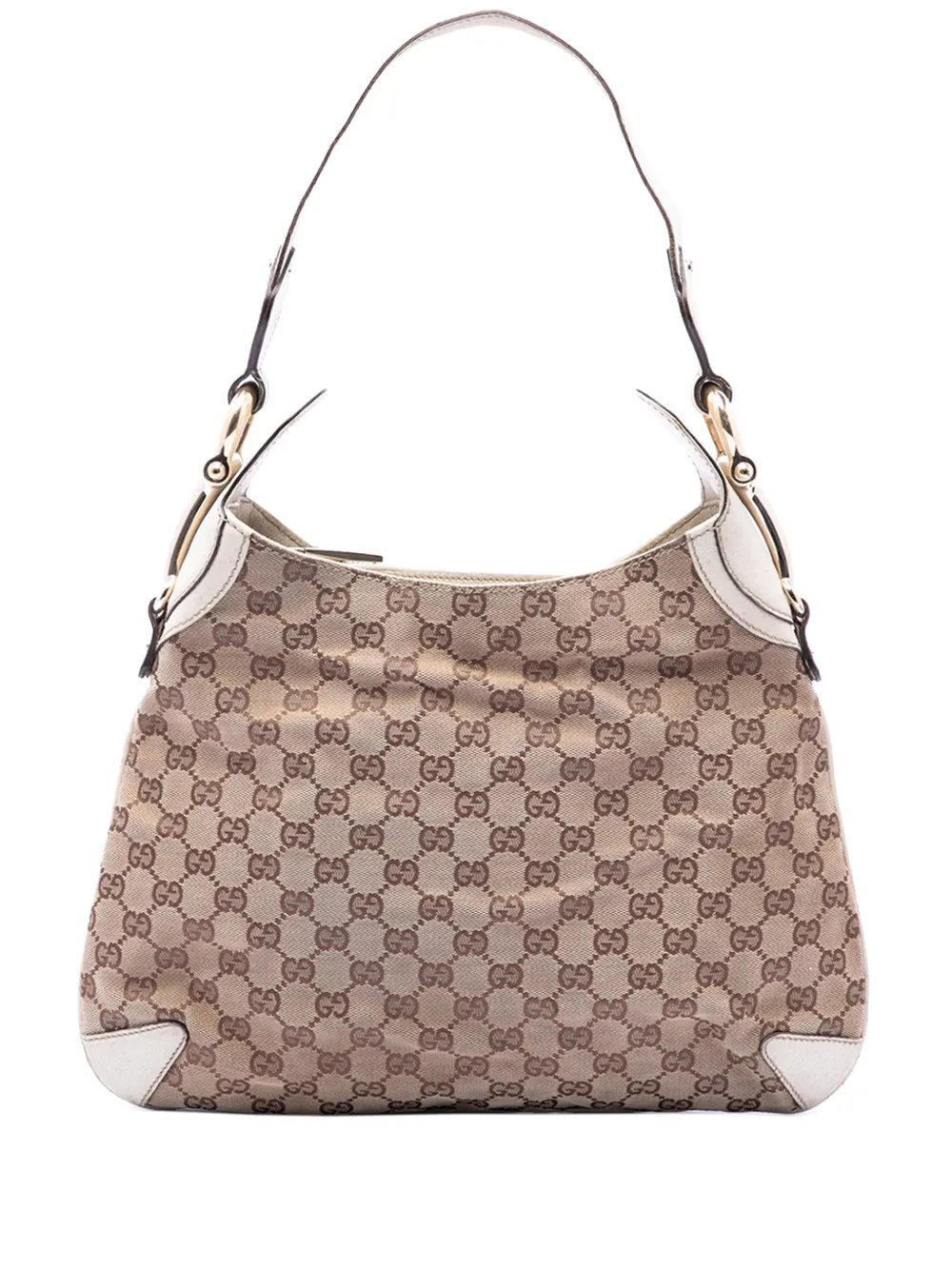 2000-2015 GG Canvas Horsebit Creole hobo bag