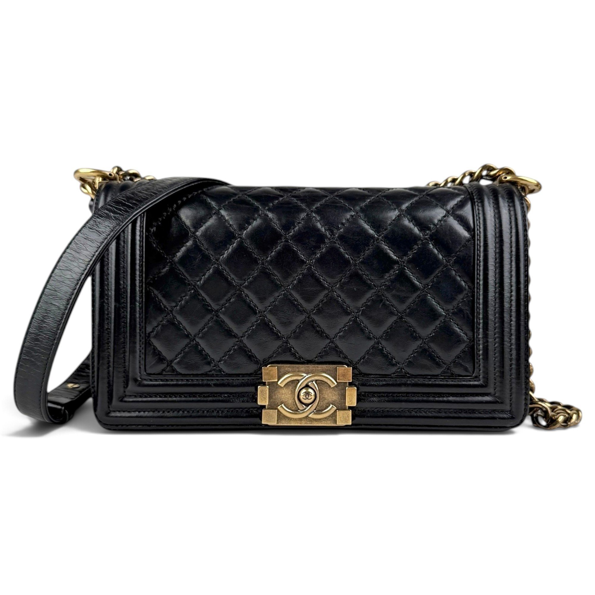 Boy leather handbag