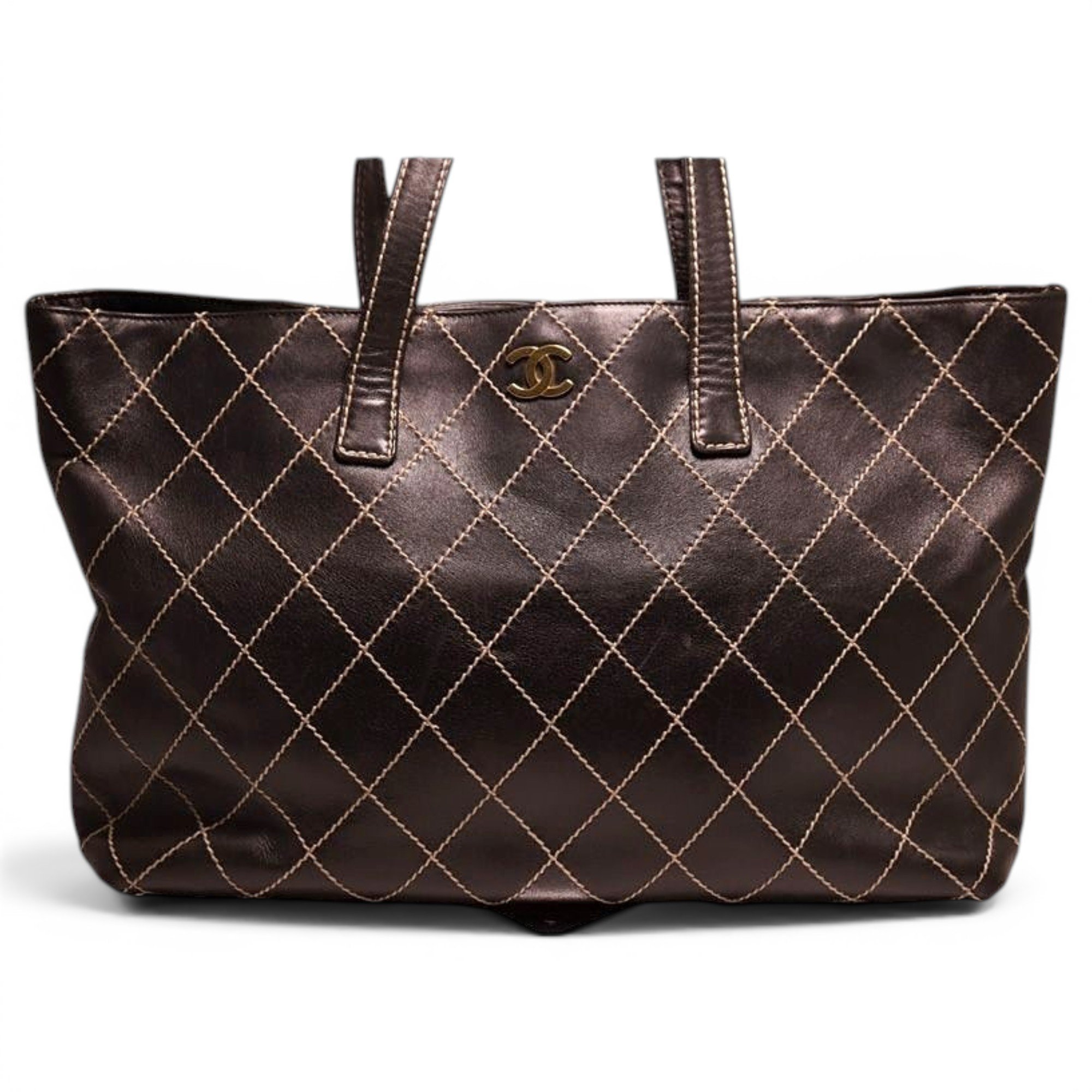 Wild Stitch leather tote