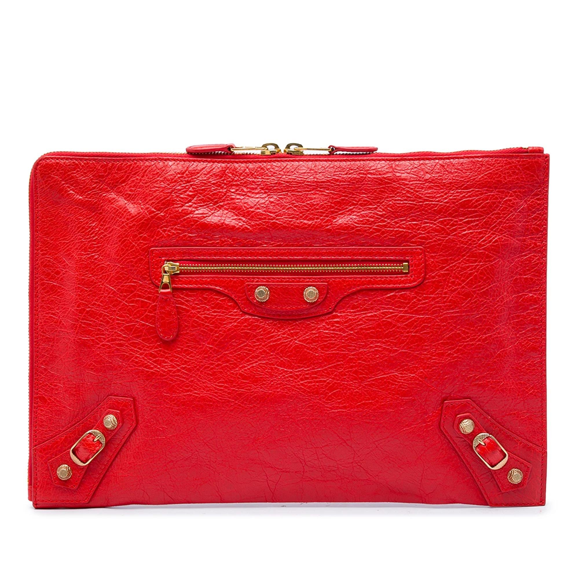 Balenciaga B pony-style calfskin handbag