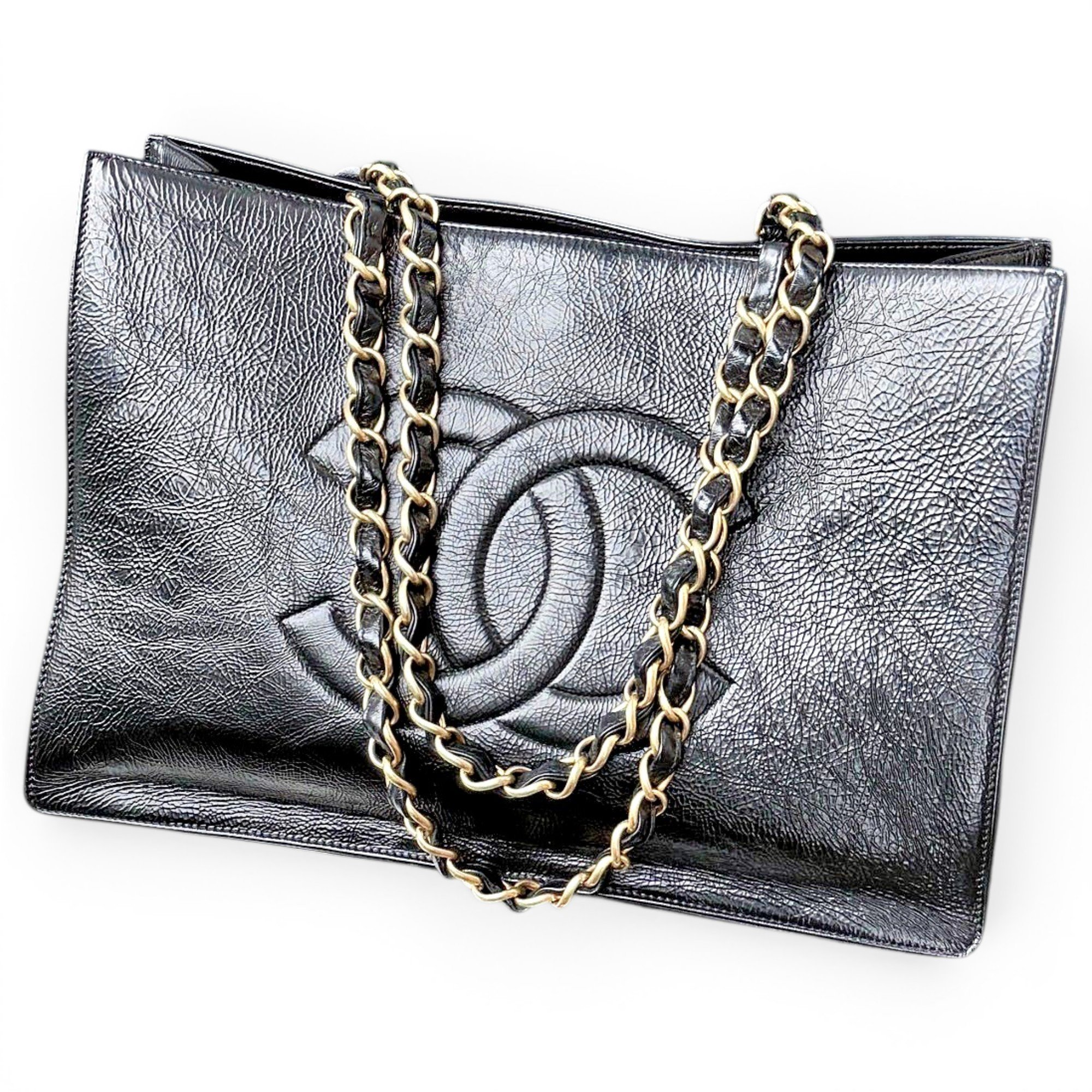 Grand shopping leather handbag
