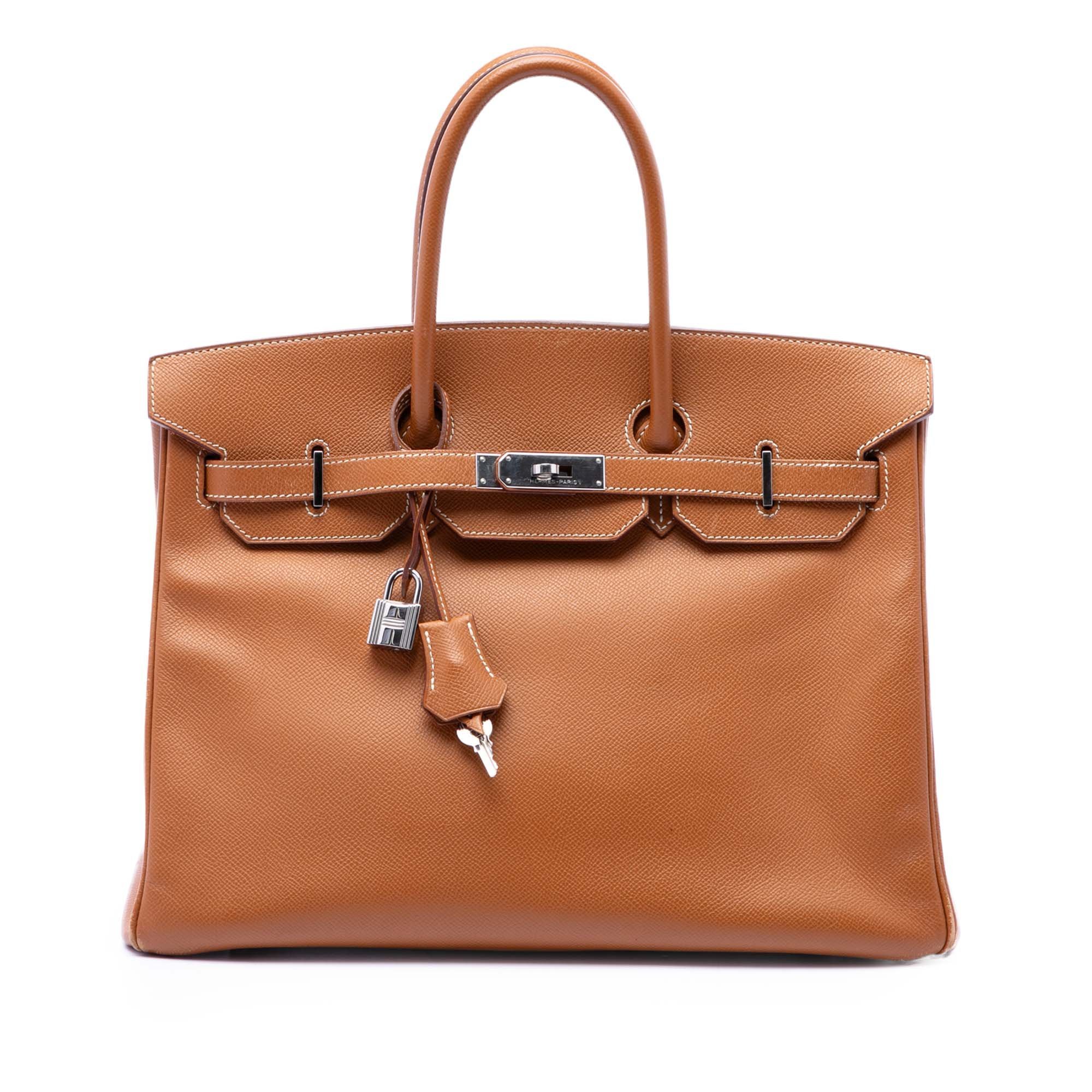 Birkin Shoulder pony-style calfskin handbag