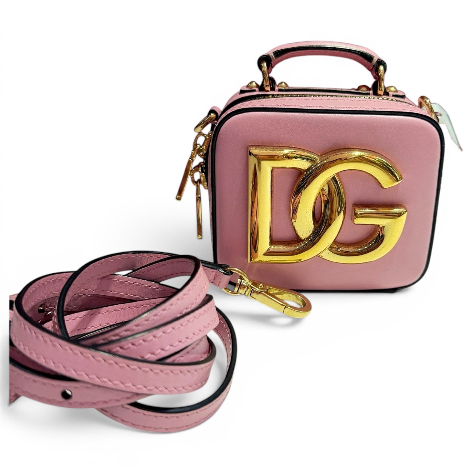 Dolce & Gabbana Dolce Box leather mini bag