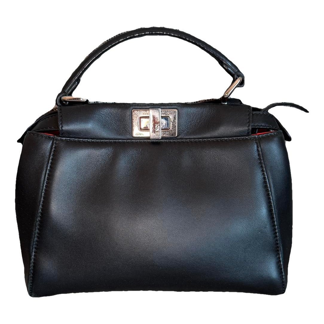 Peekaboo leather handbag