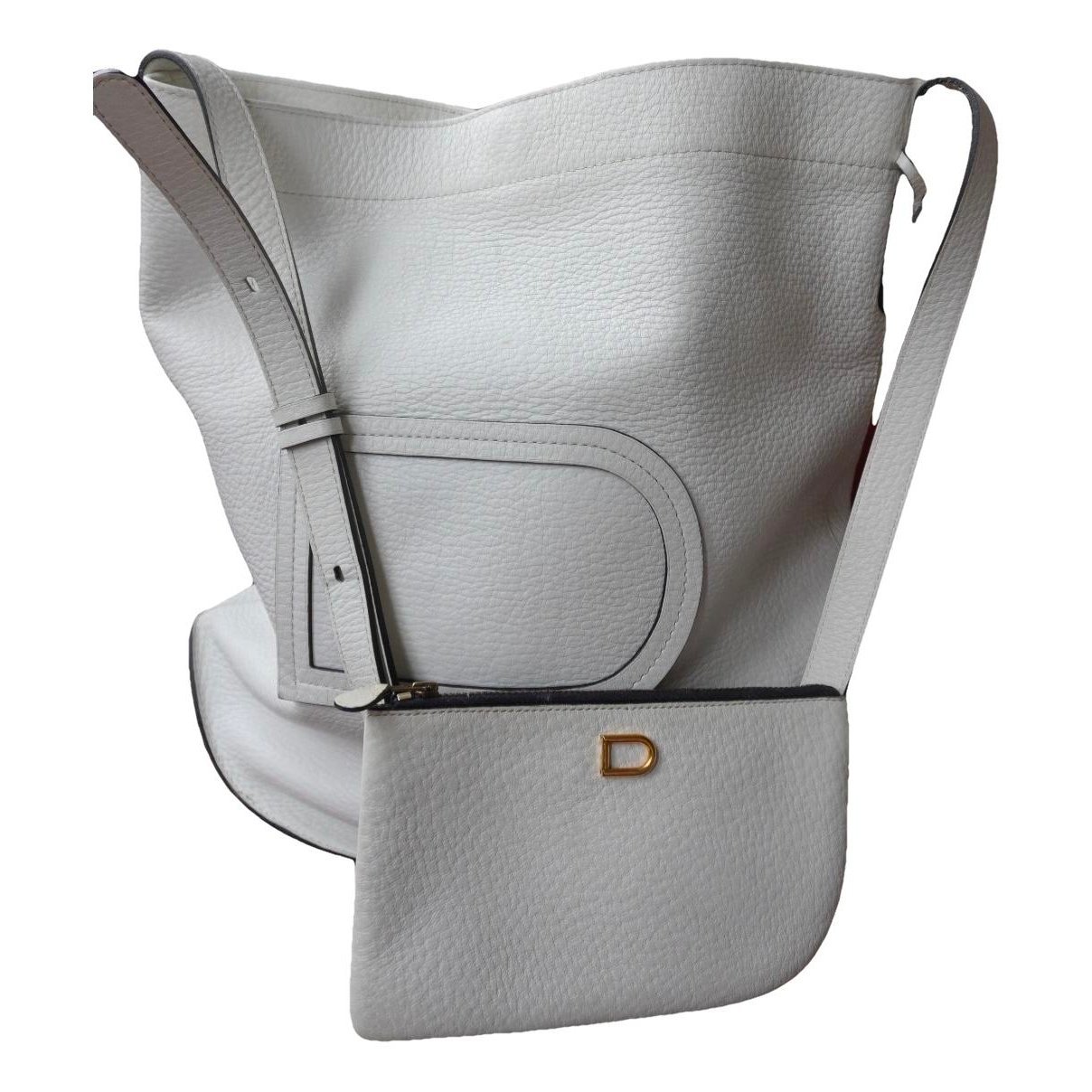 Pin leather handbag