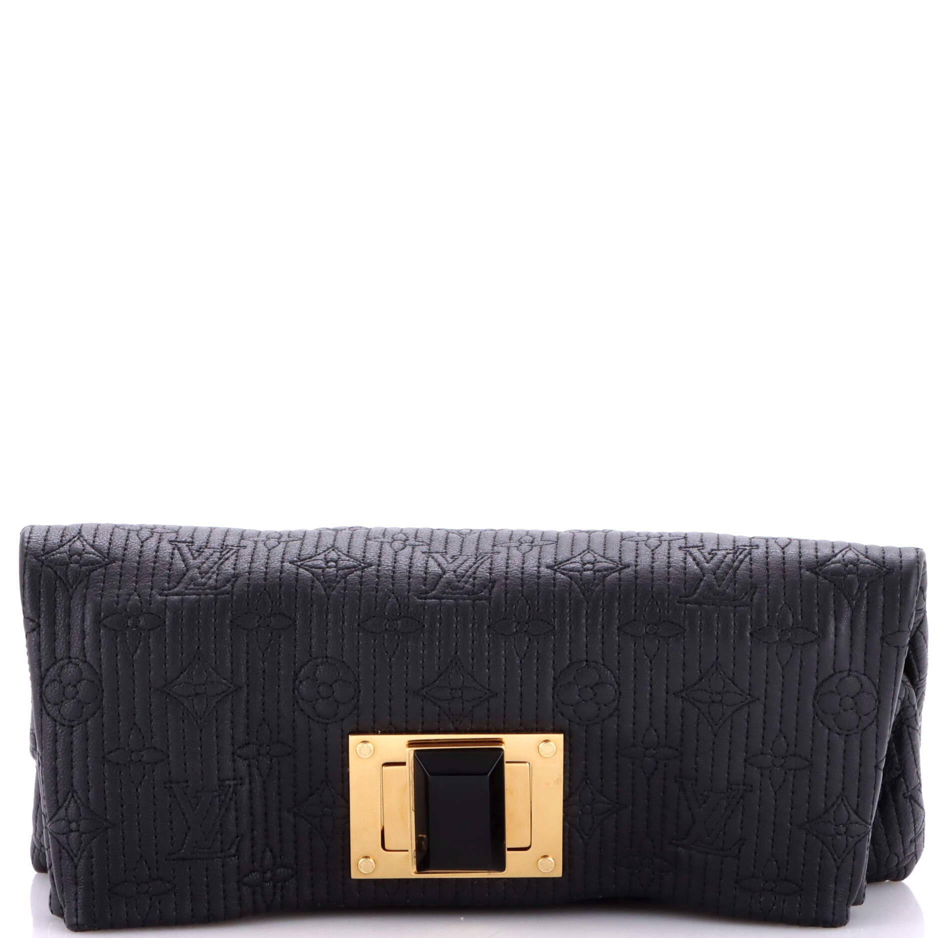 Louis Vuitton Altair Clutch Quilted Monogram Leather