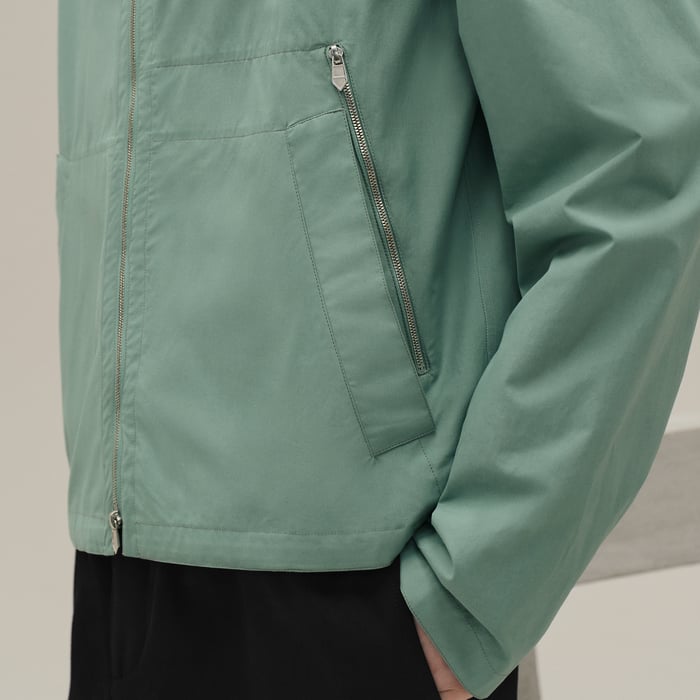 Céladon Zipped Jacket Shirt