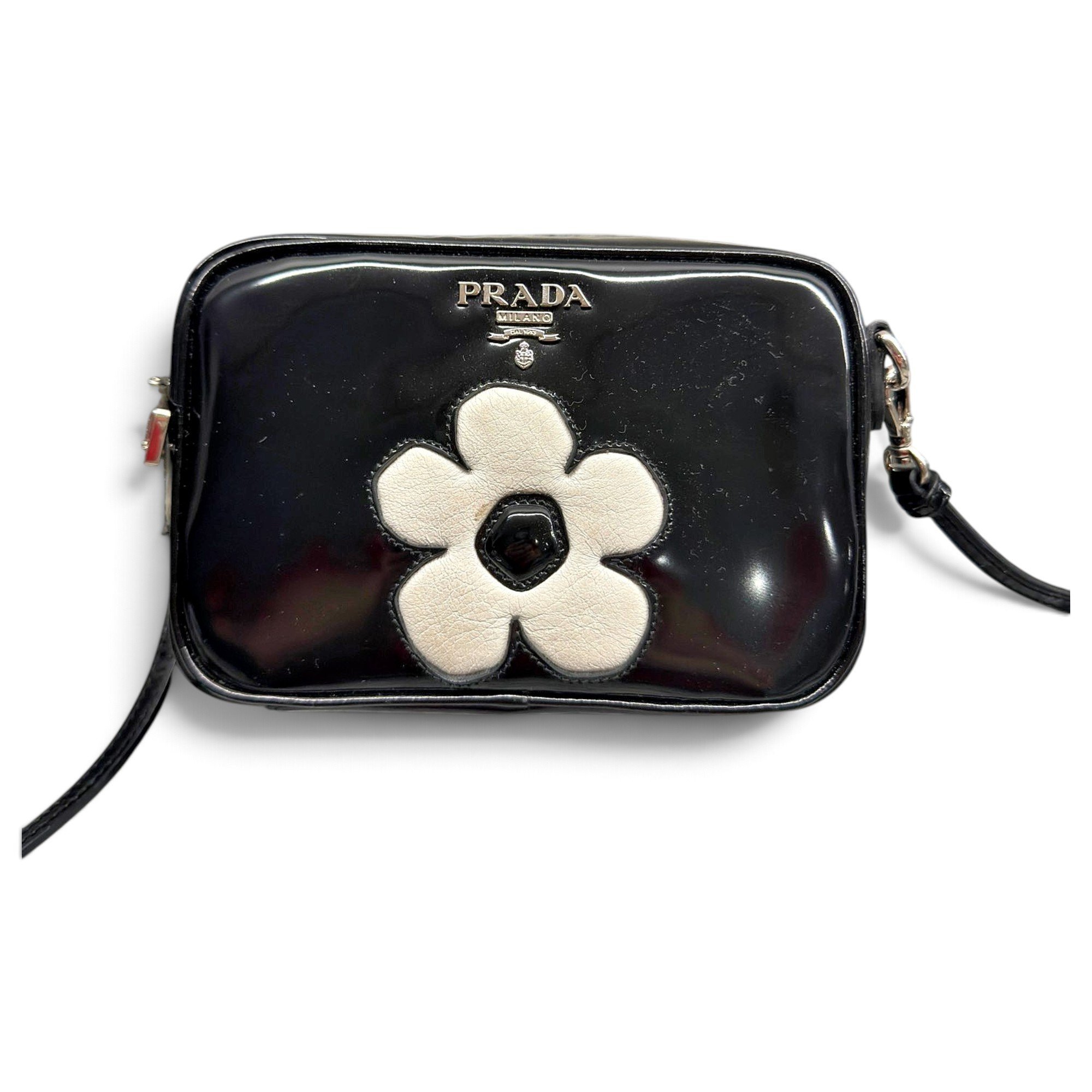 Patent leather crossbody bag