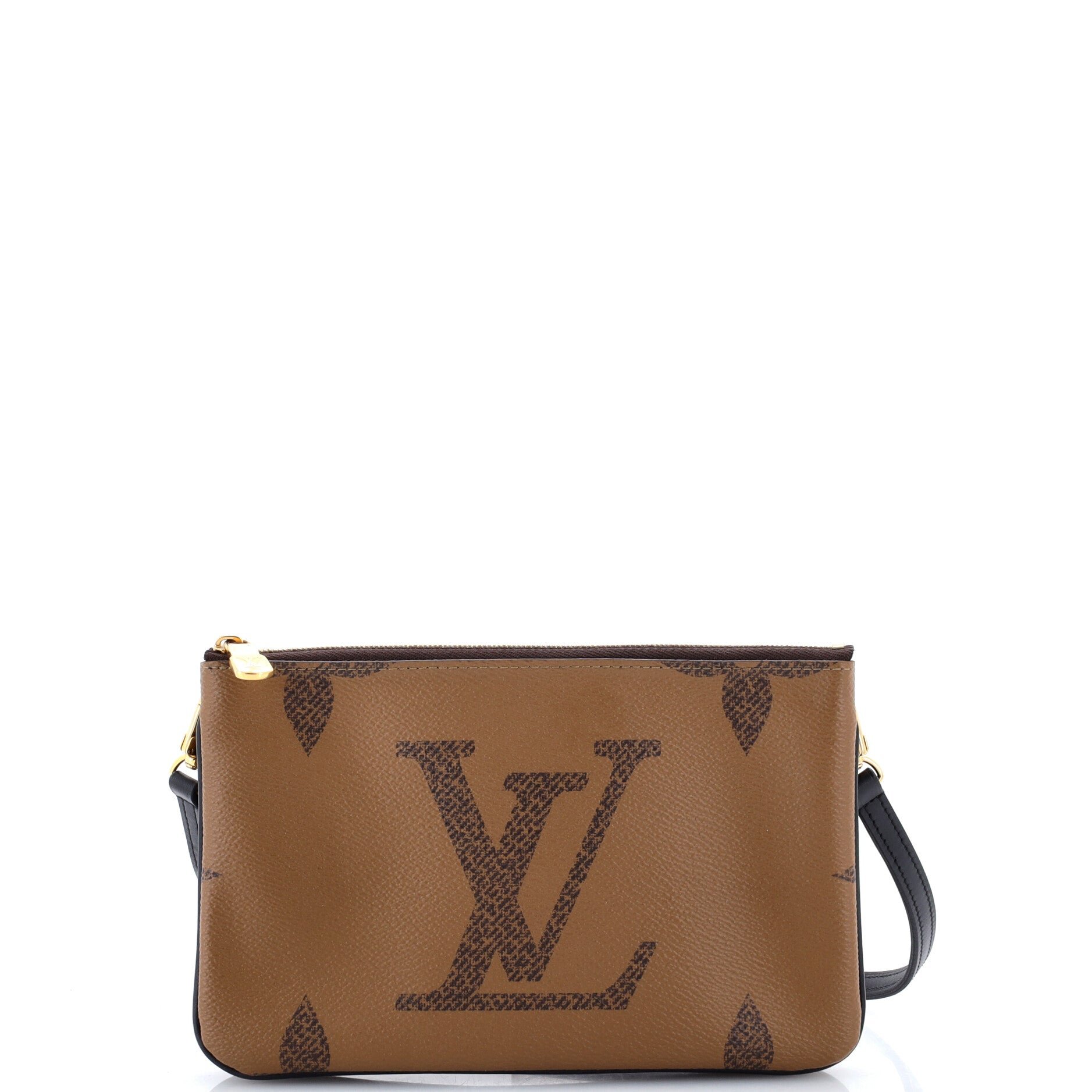 Double Zip Pochette Reverse Monogram Giant