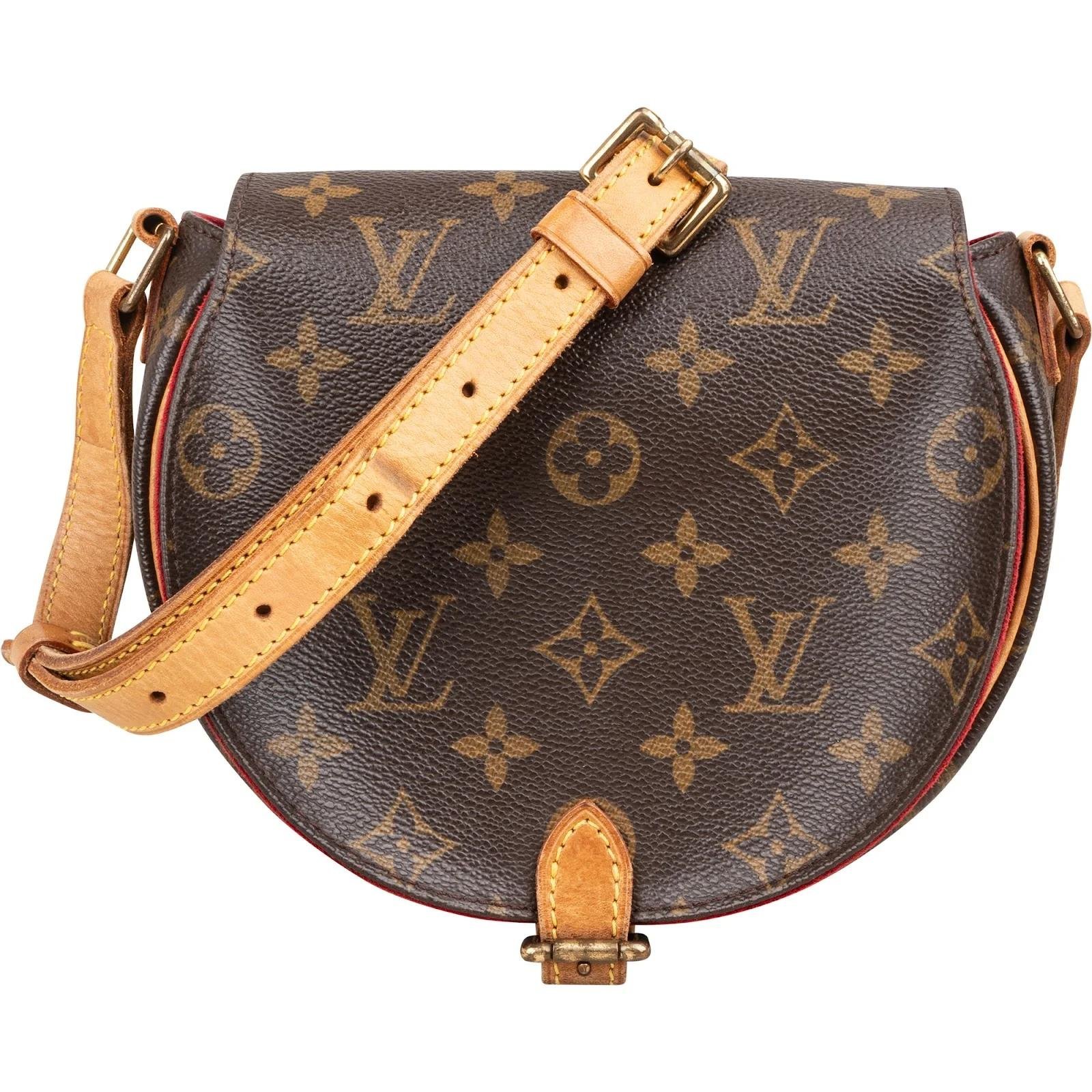 Tambourin leather crossbody bag