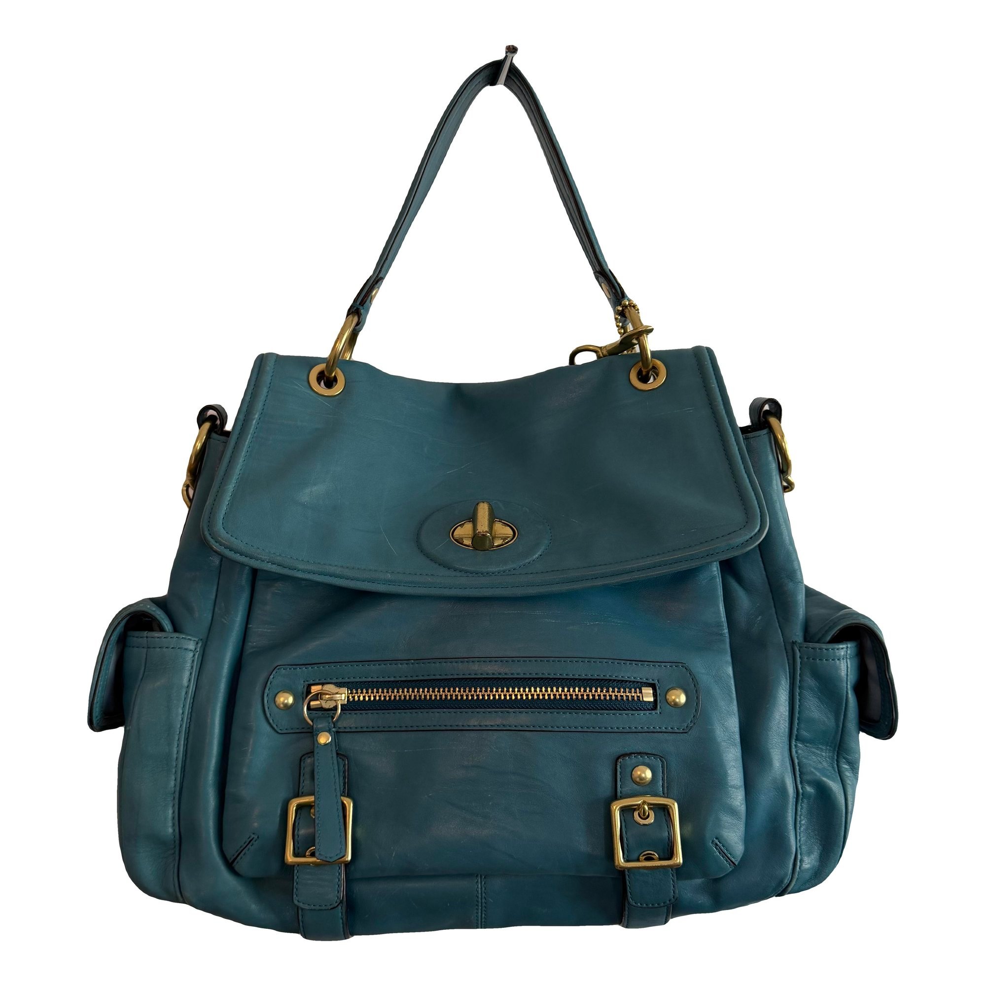 Leather handbag