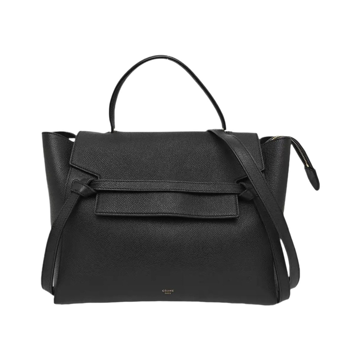 Belt leather handbag