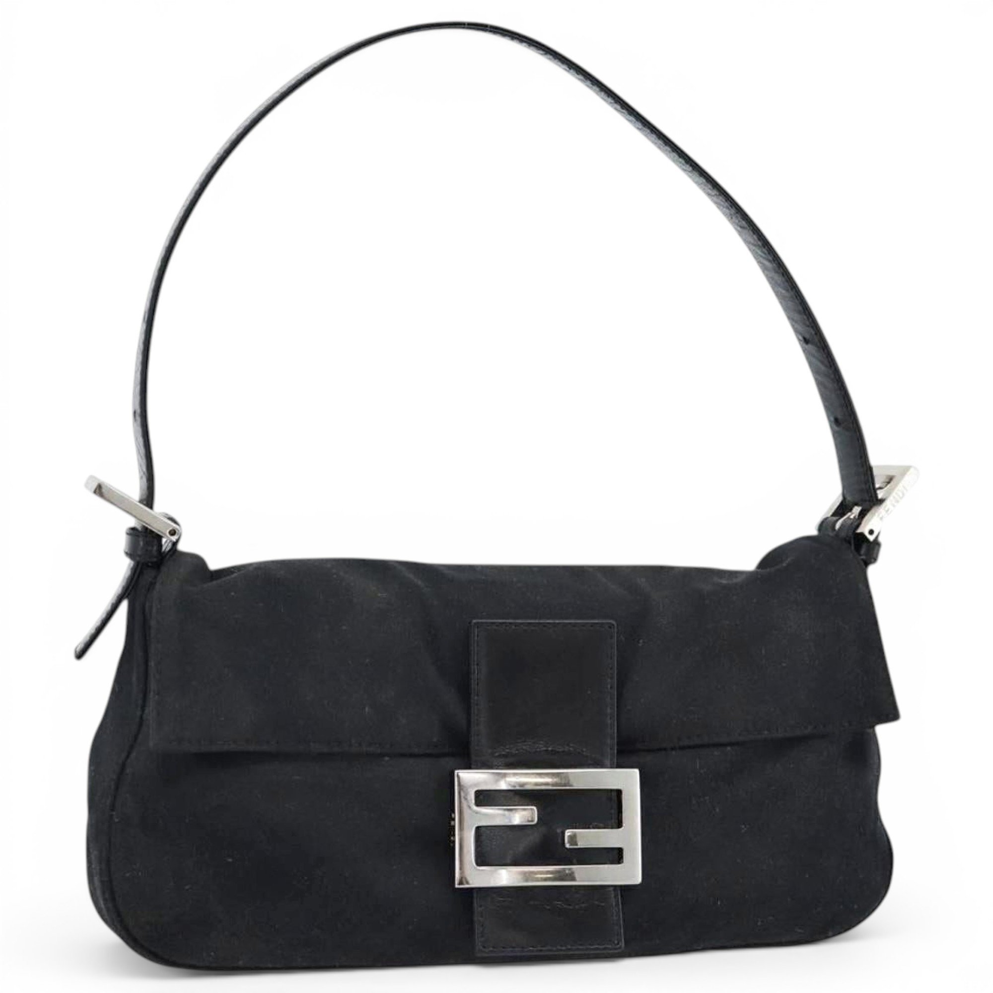 Fendi Mamma Baguette leather handbag