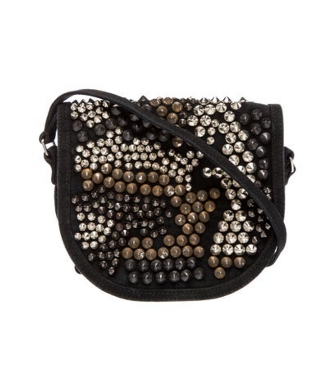 Balmain Suede Shoulder Bag