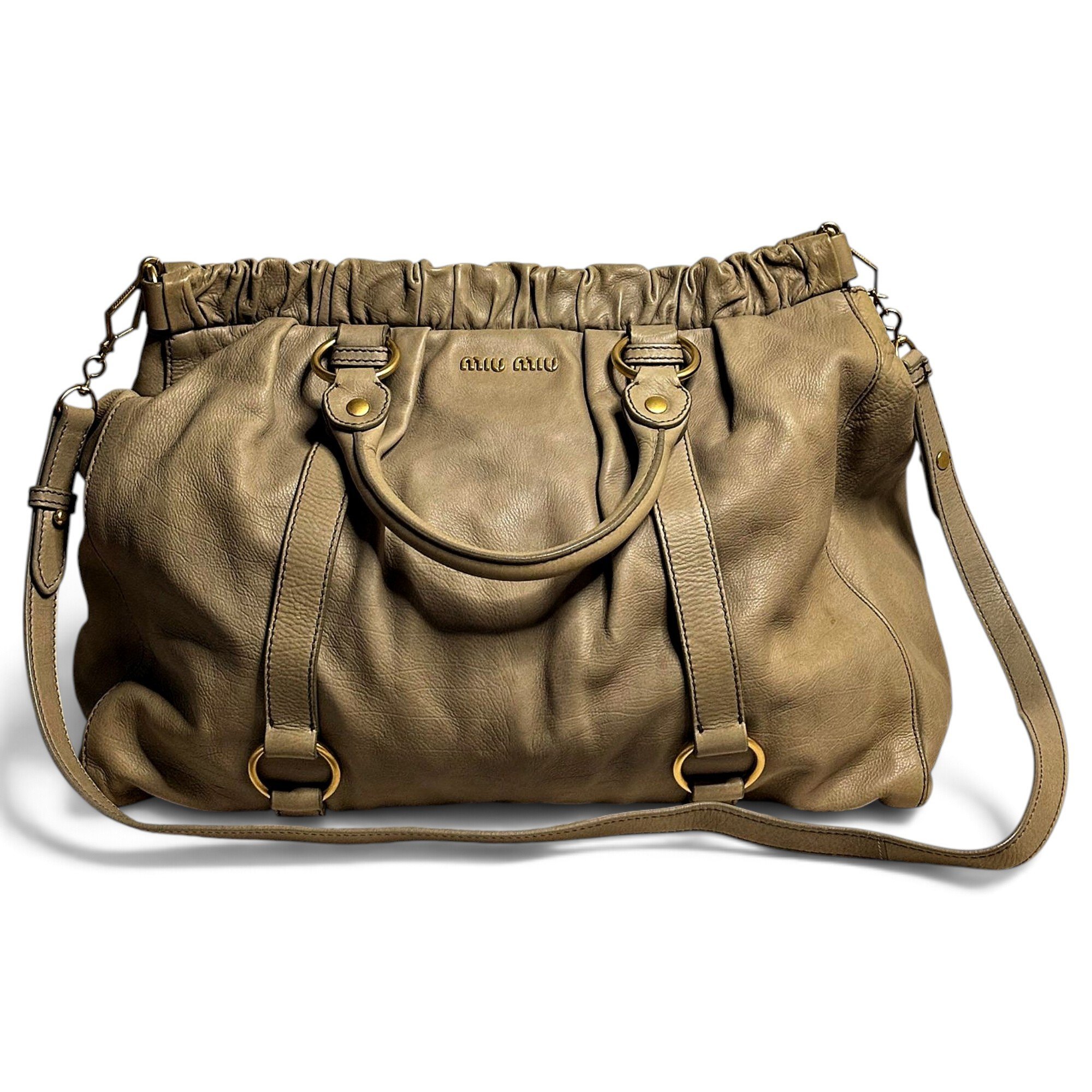 Vitello leather handbag