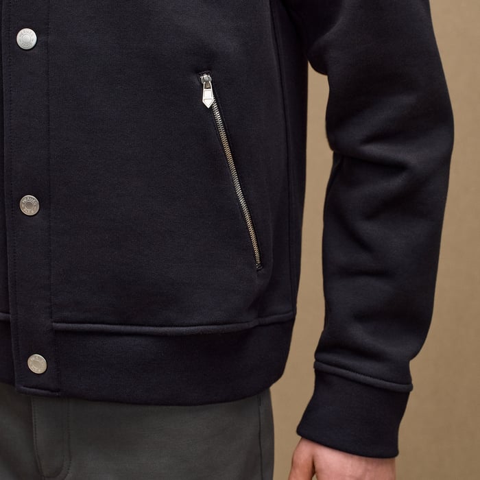 Bleu Nuit C.d.s. Varsity Jacket