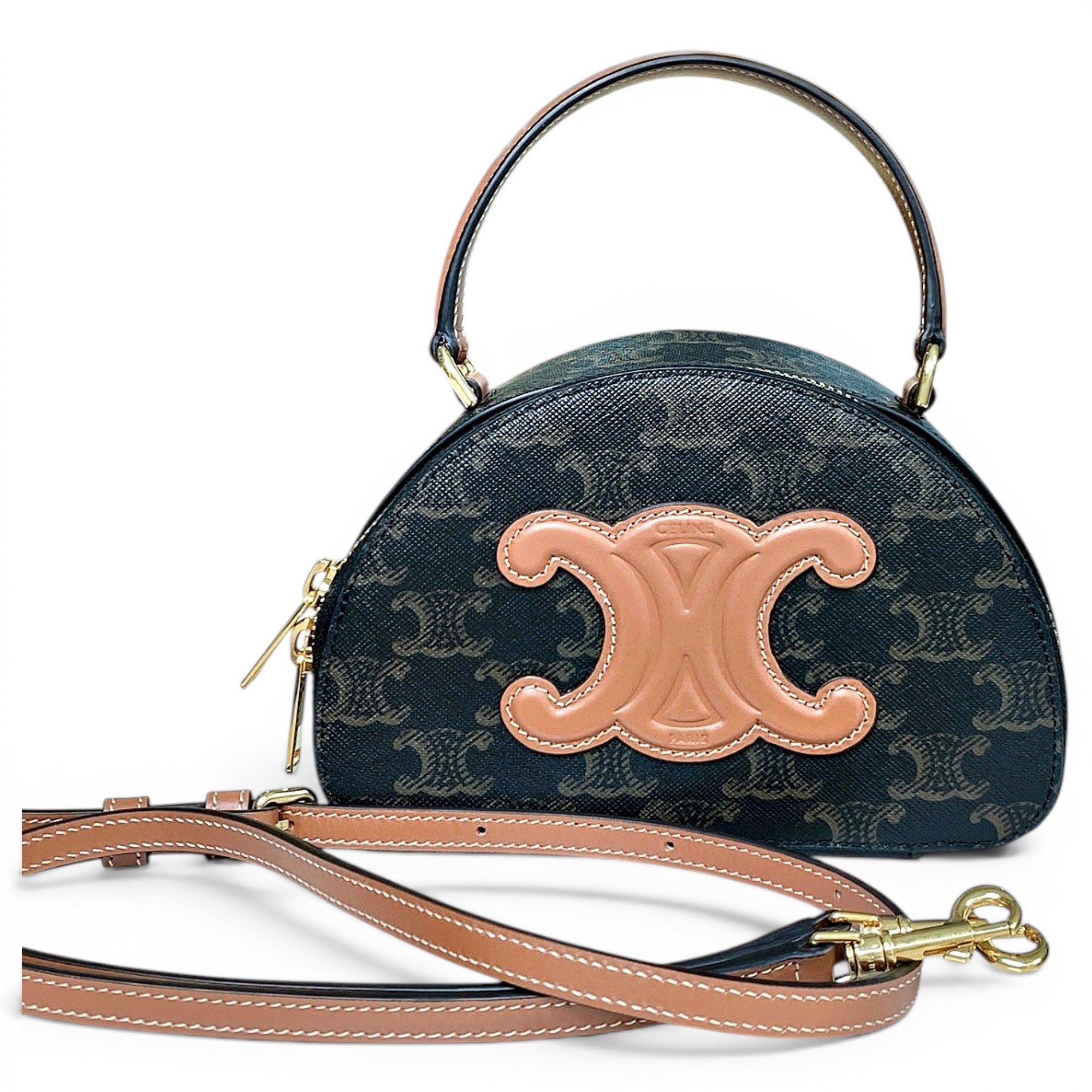Leather handbag