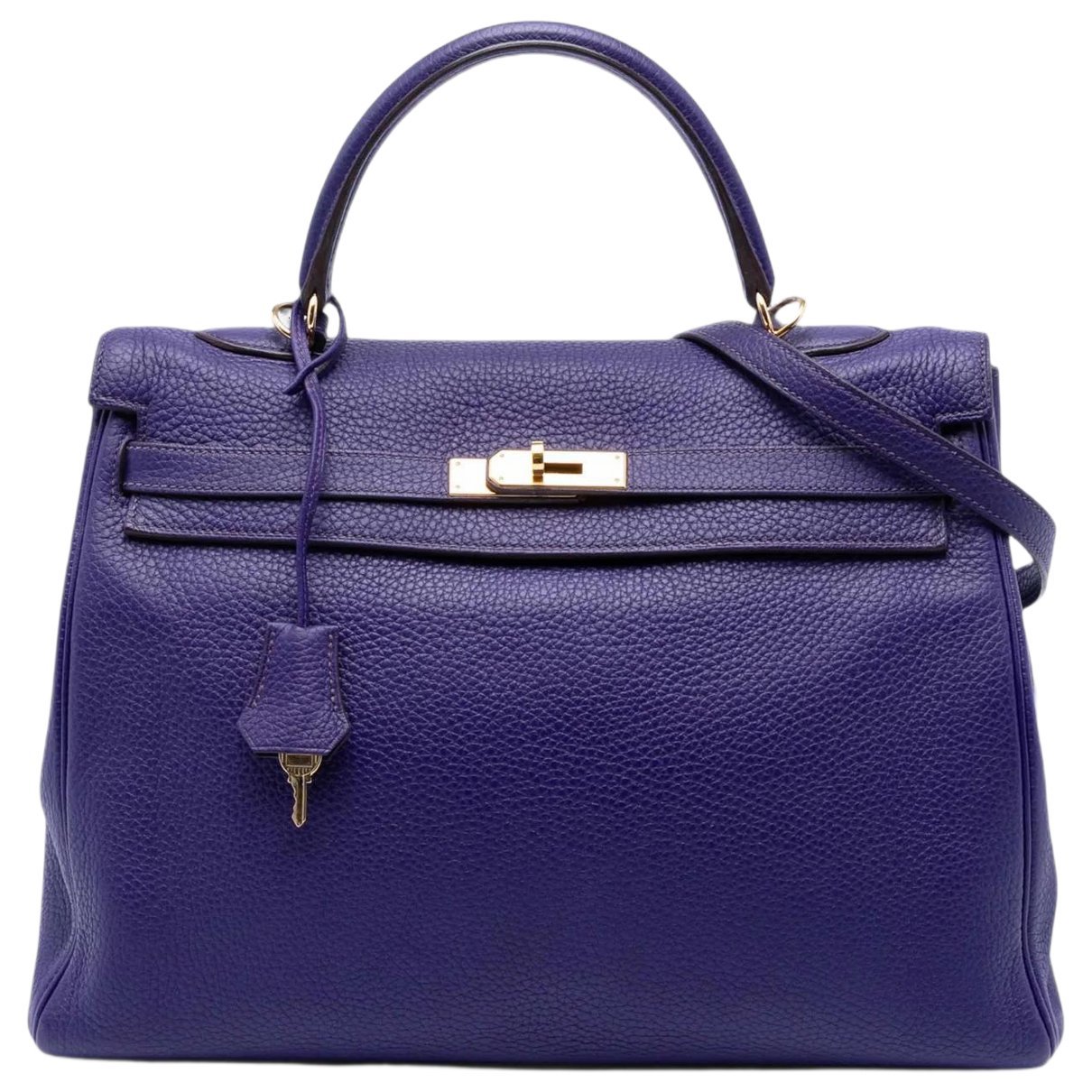 H leather satchel
