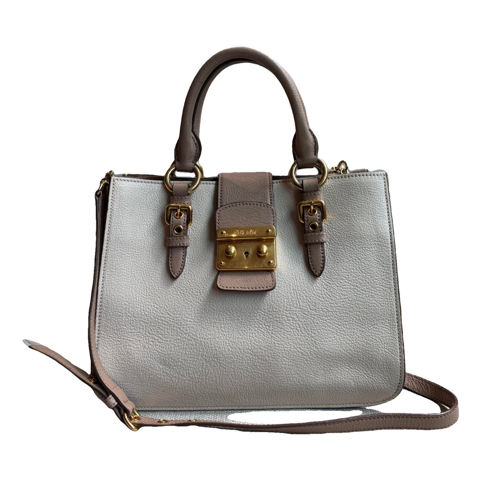 Leather tote