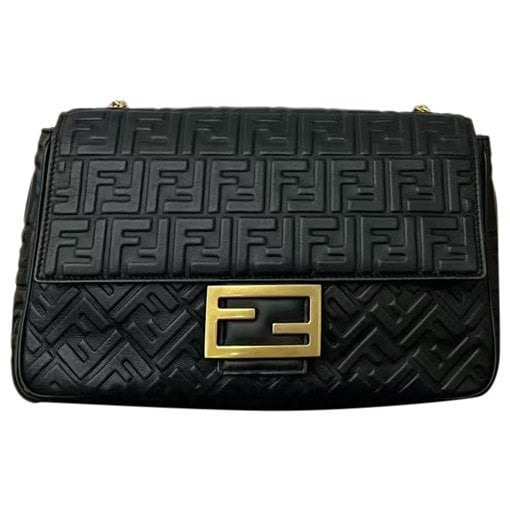Baguette leather handbag