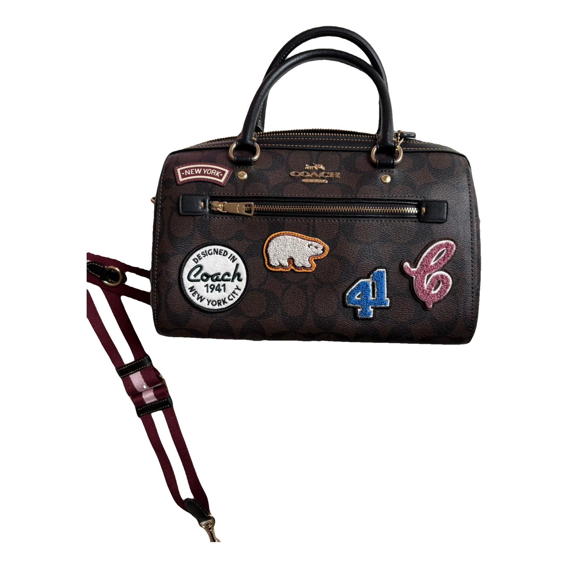 Leather handbag