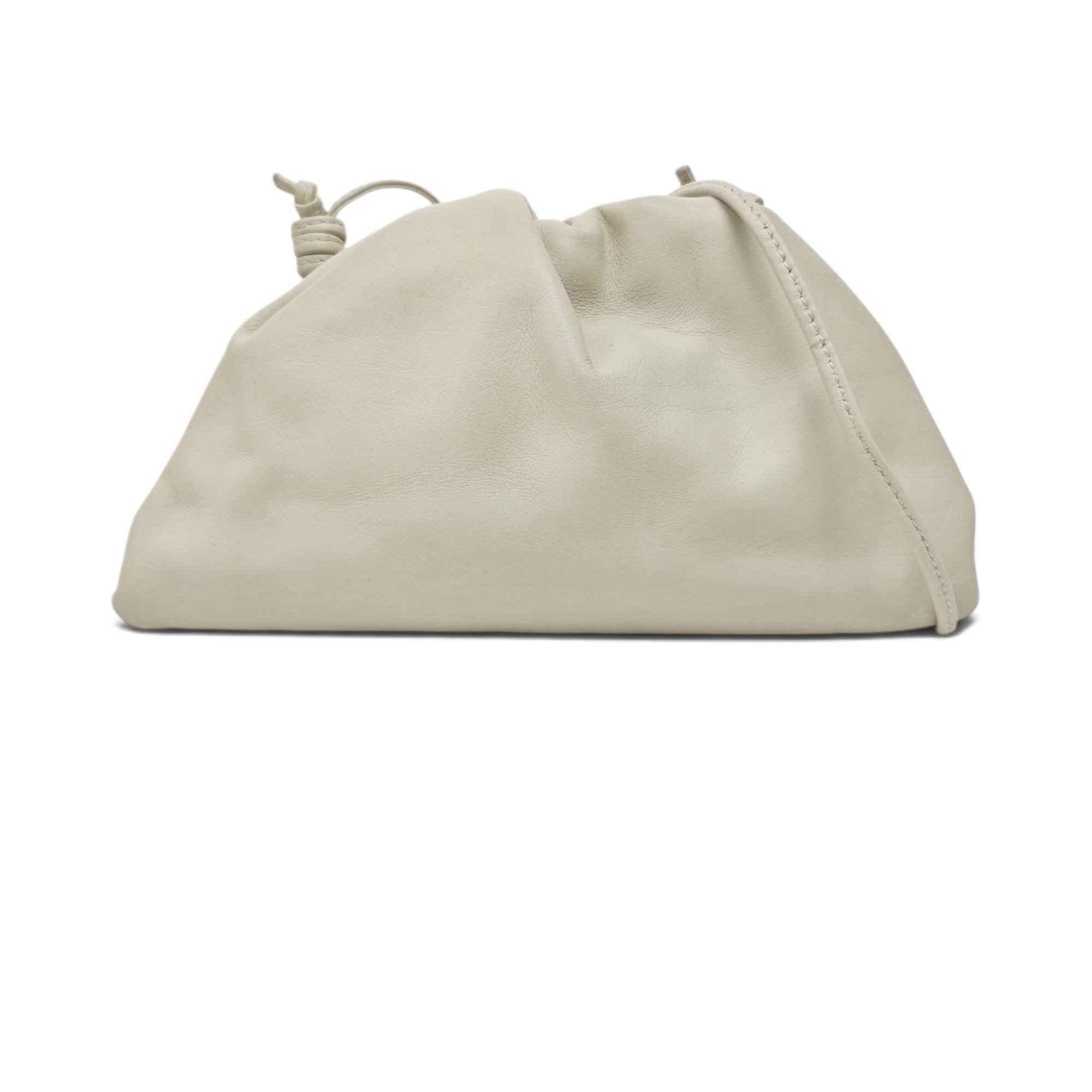 Pouch leather handbag