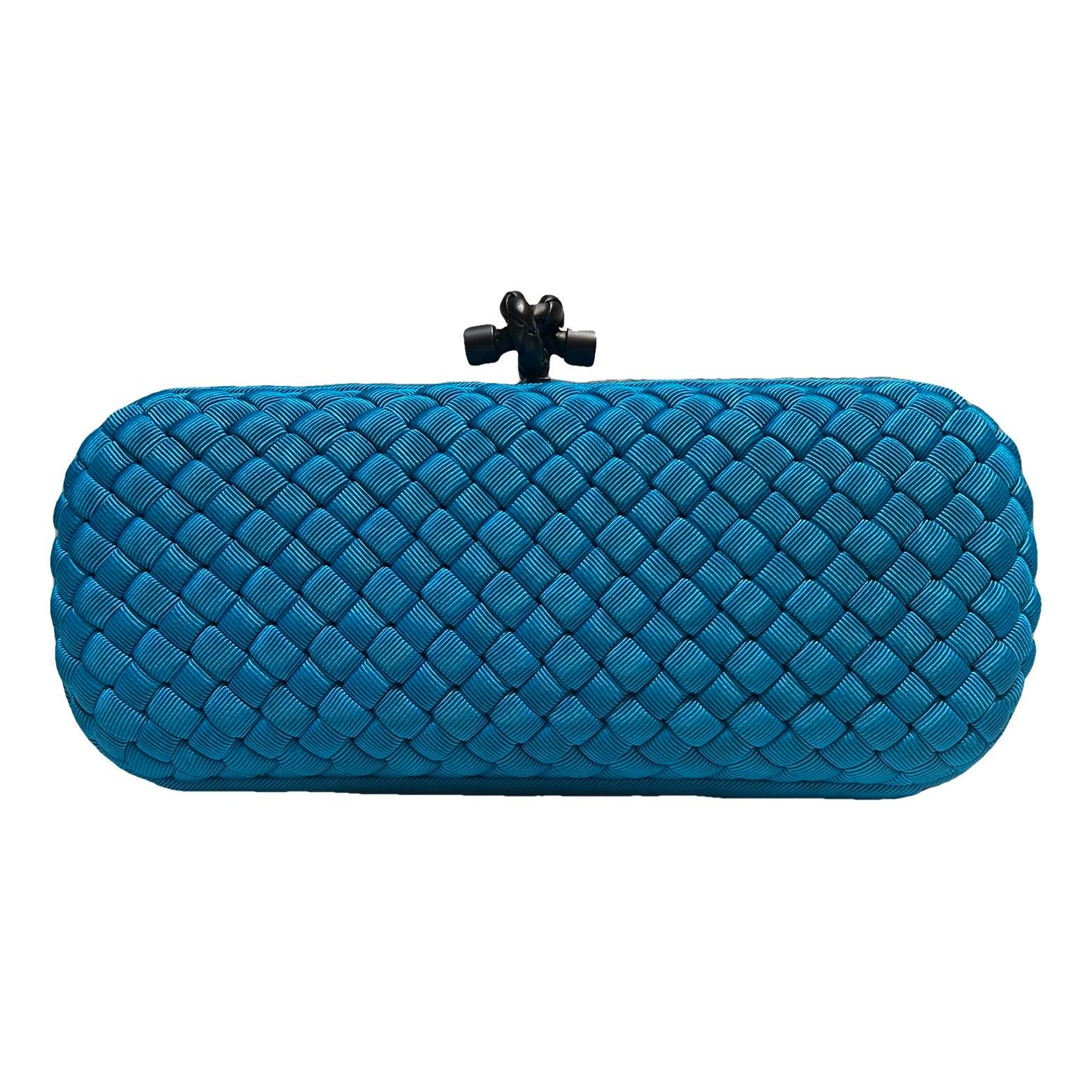Pochette Knot silk clutch bag