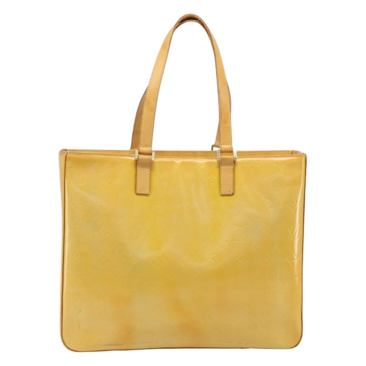 Columbus patent leather tote