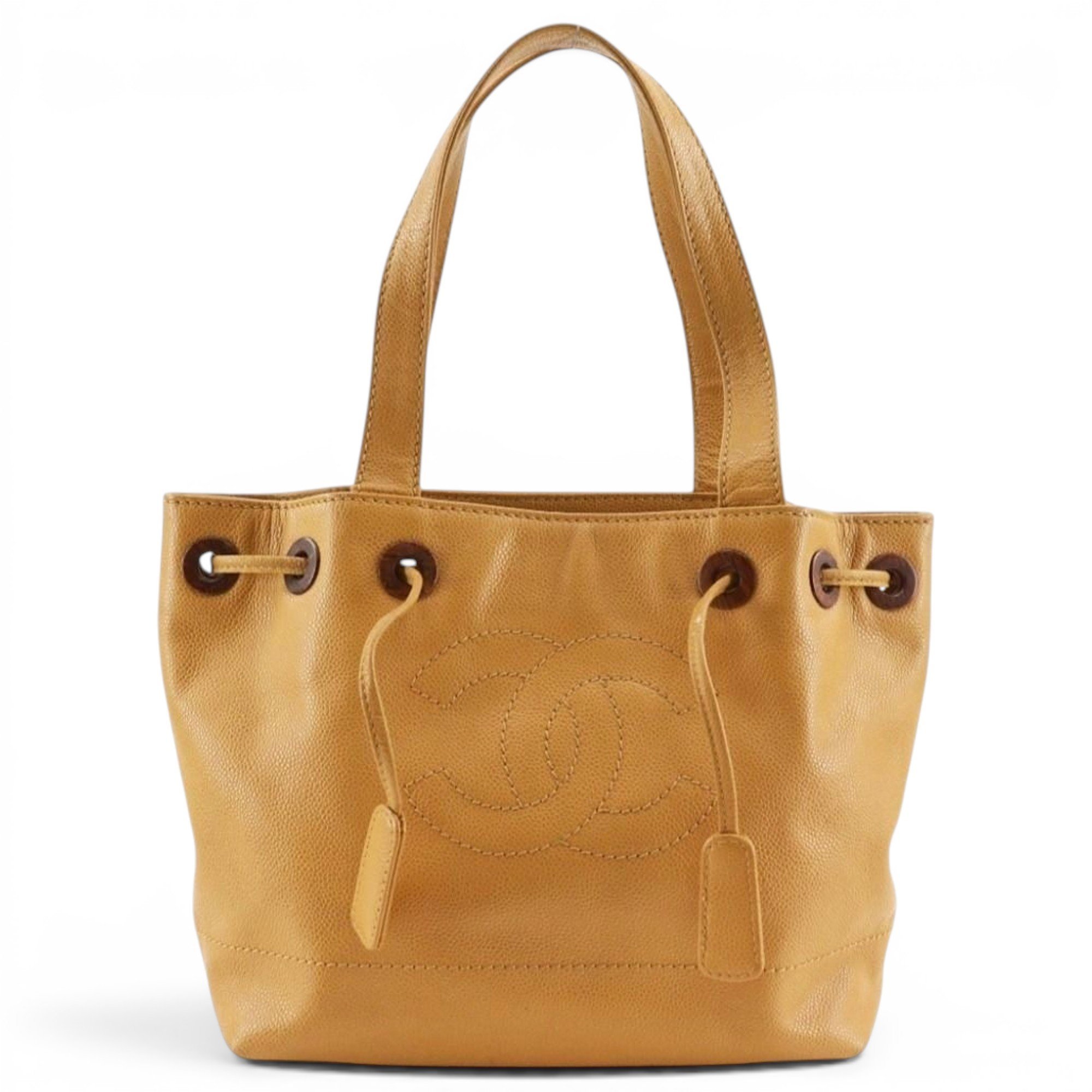 Leather tote
