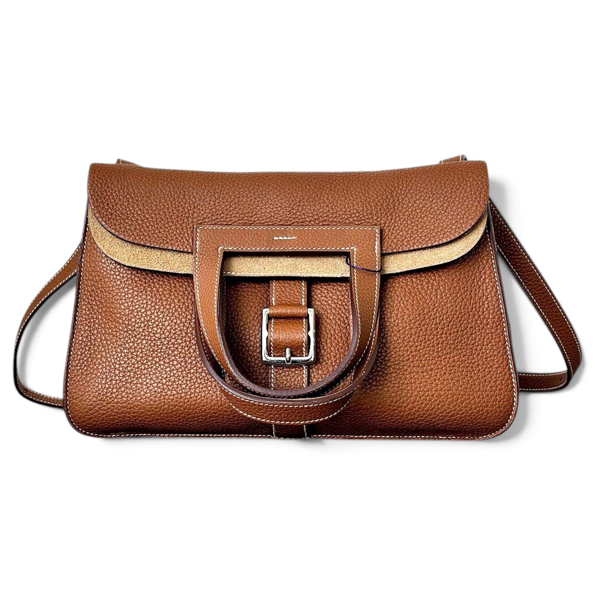 Halzan leather crossbody bag
