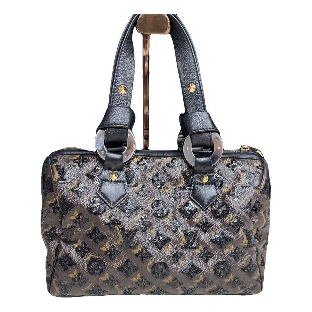 Speedy vinyl handbag