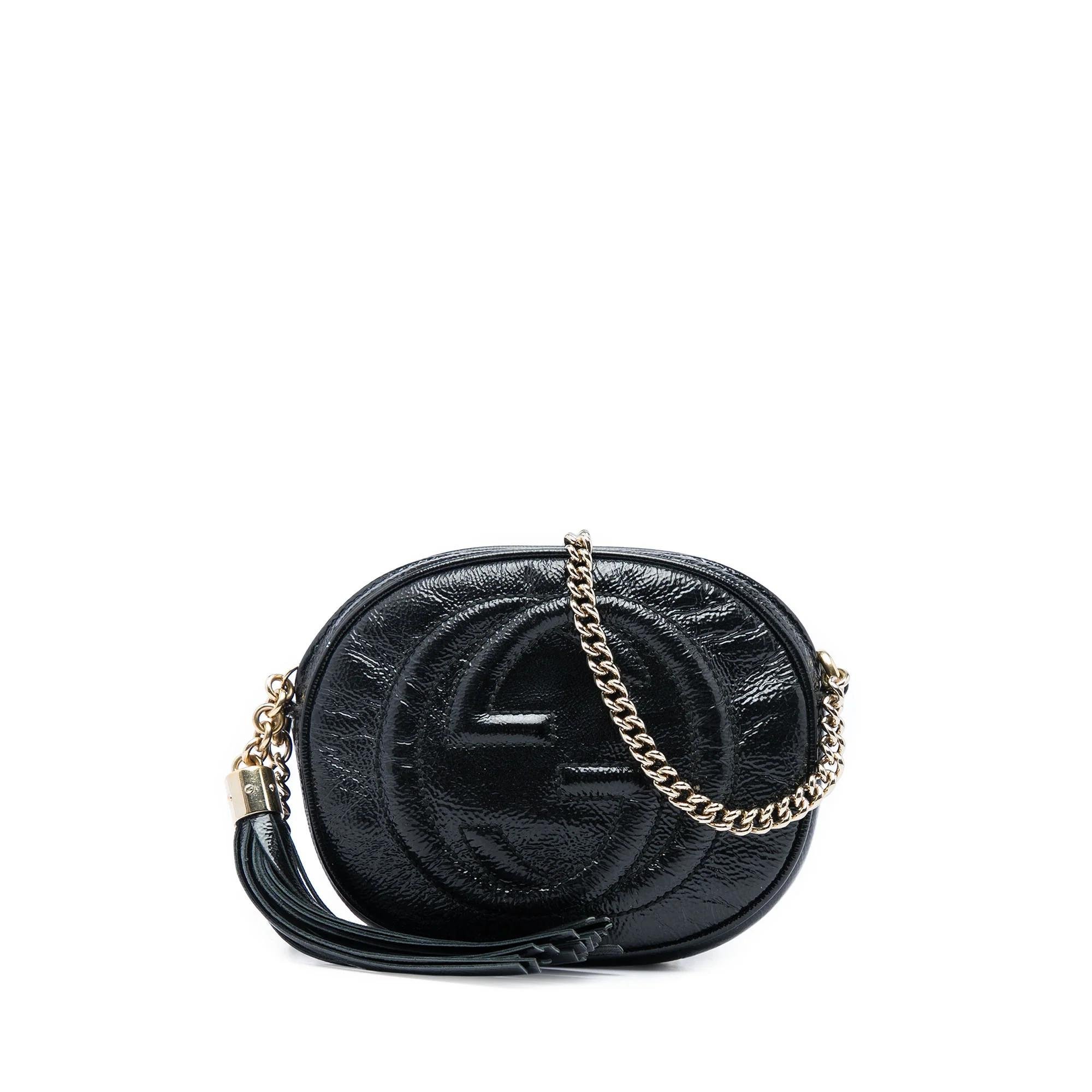 Soho Chain patent leather handbag