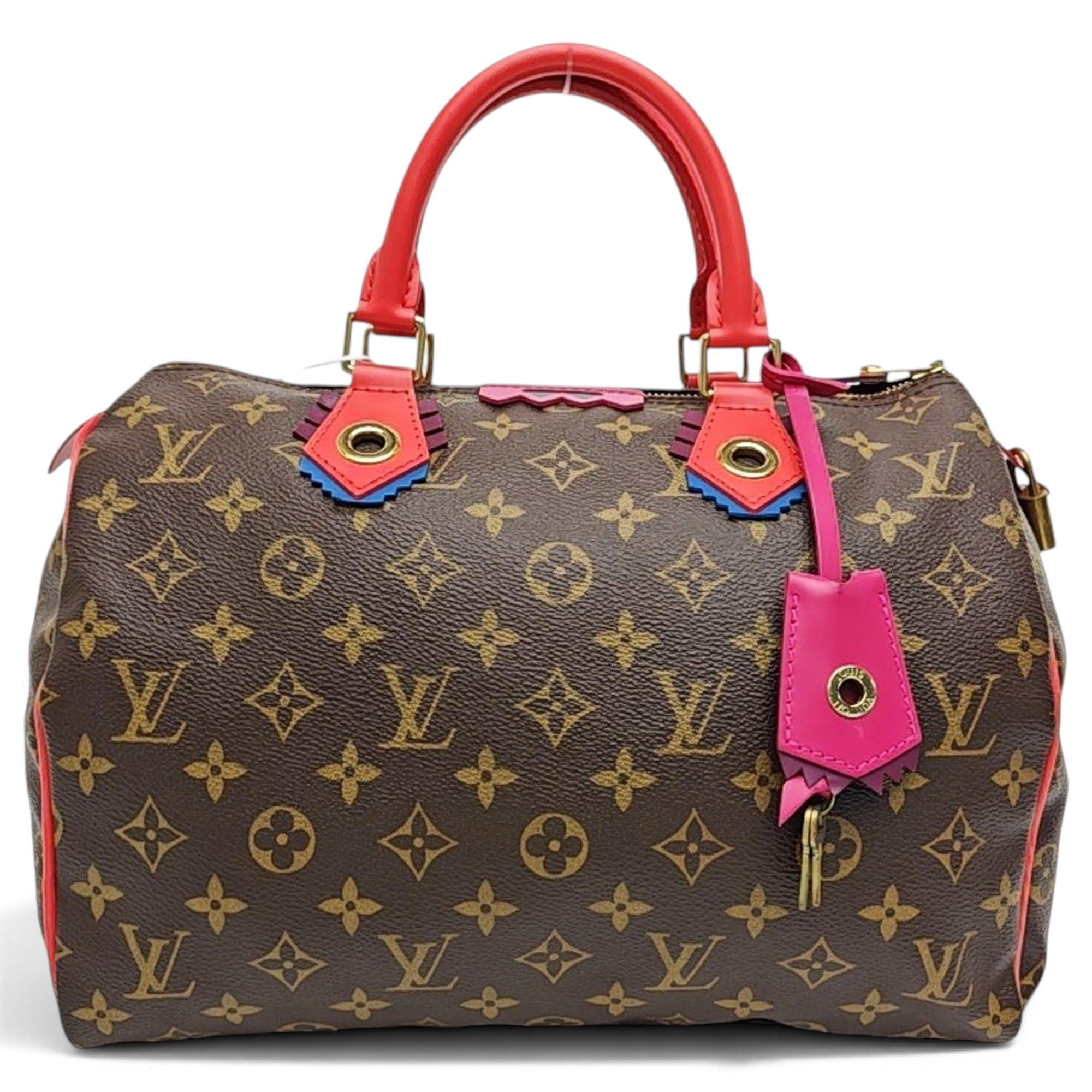 Louis Vuitton Nano Speedy / Mini HL leather handbag