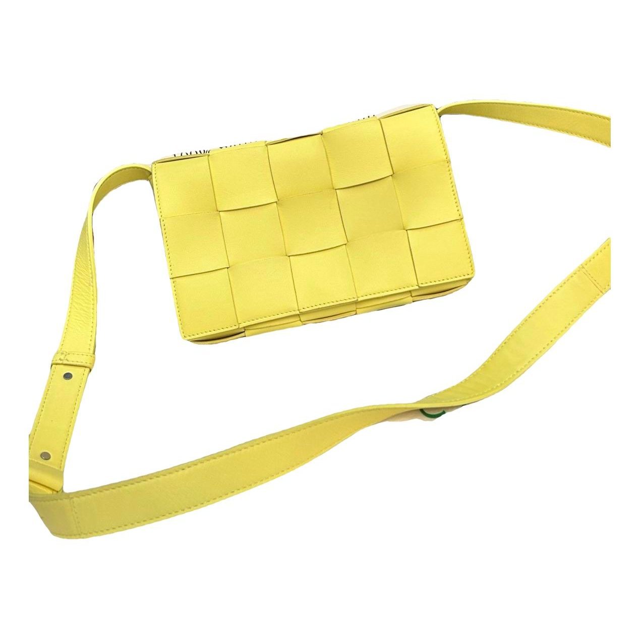 Cassette leather handbag