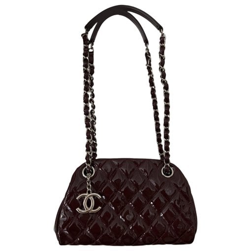Patent leather handbag