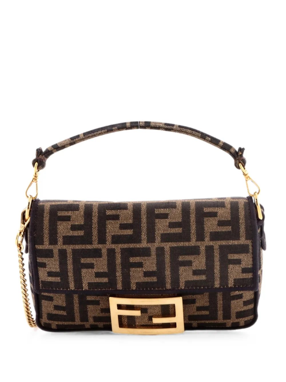 Baguette NM Bag Zucca Canvas Mini crossbody bag