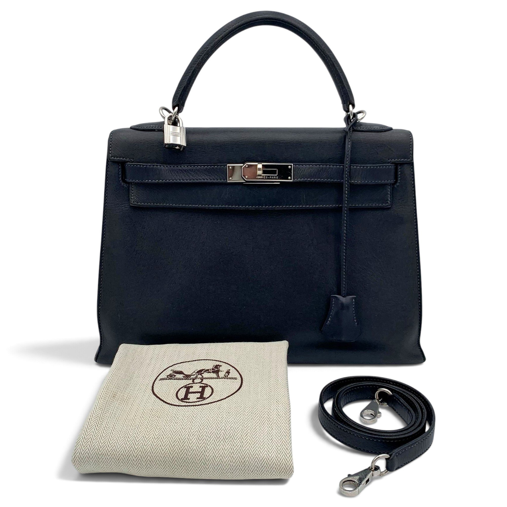 Kelly 32 leather handbag