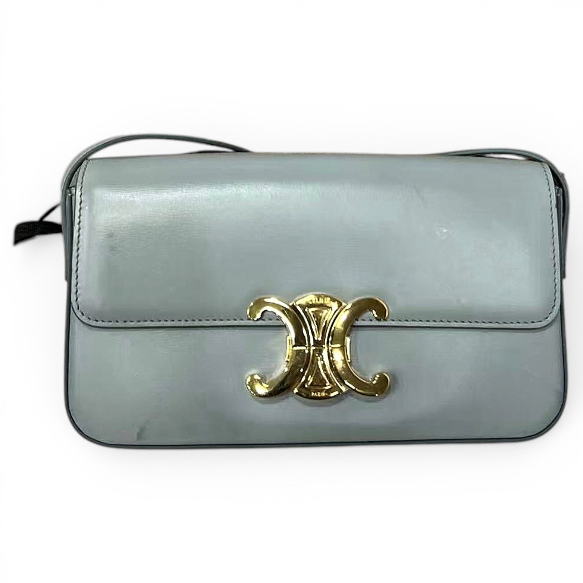 Triomphe Long leather handbag