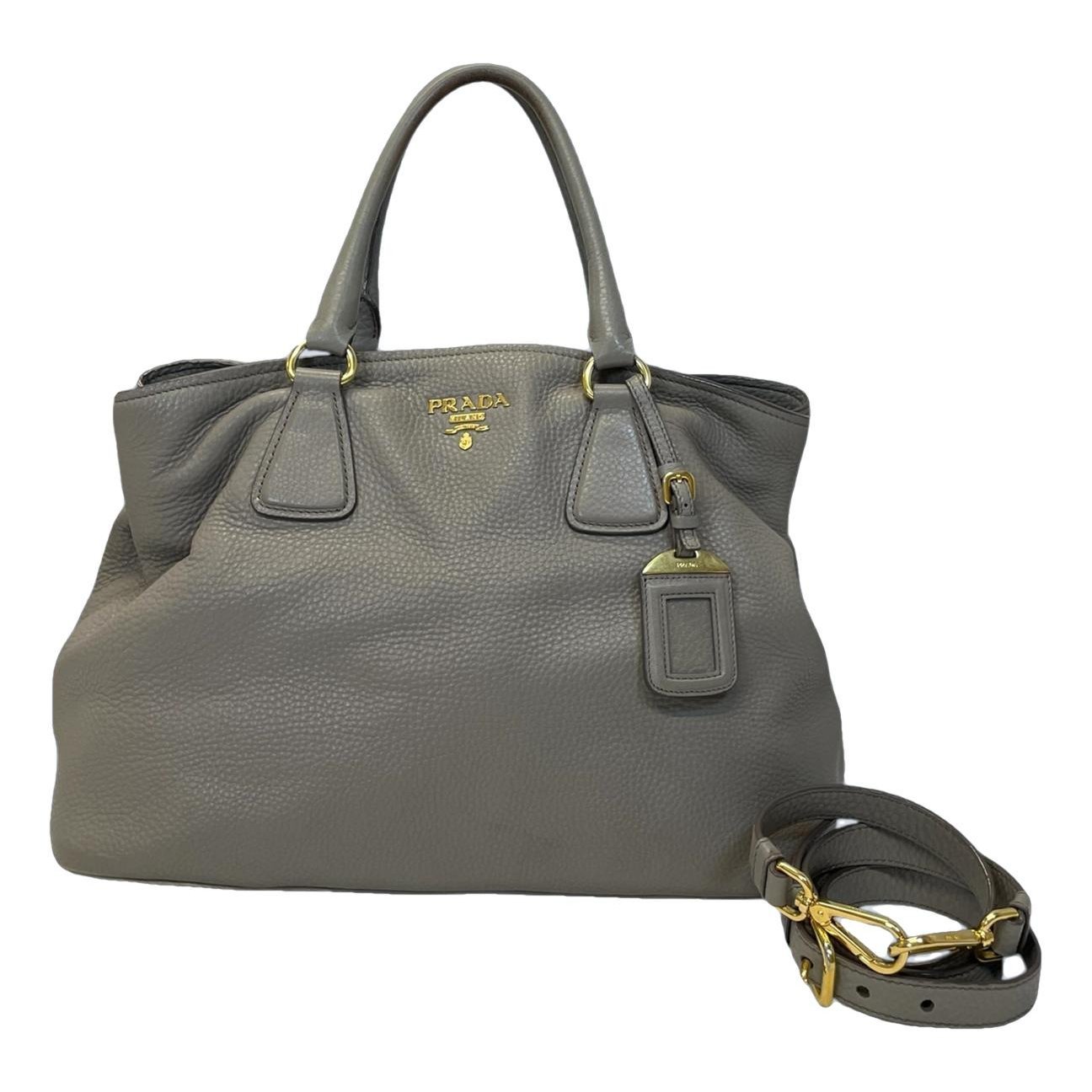 Leather tote