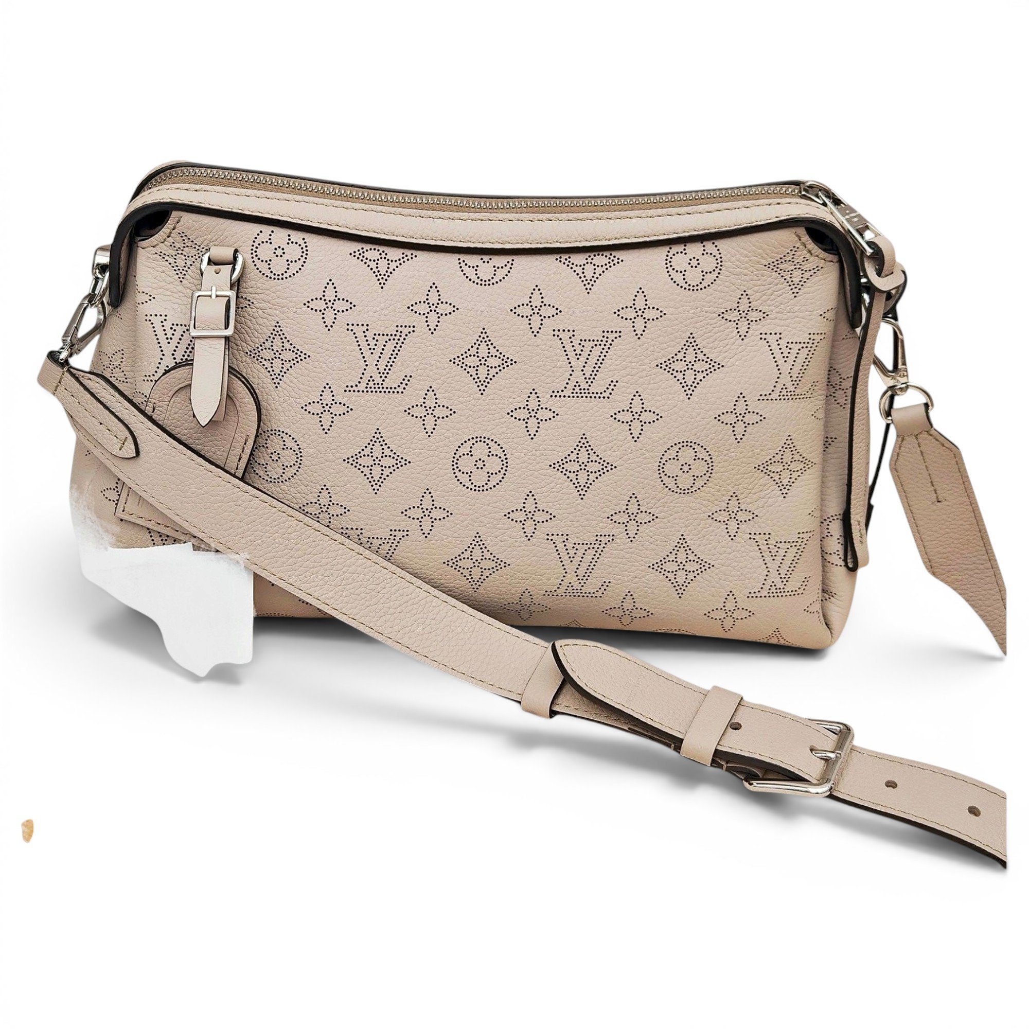 Shopping leather handbag