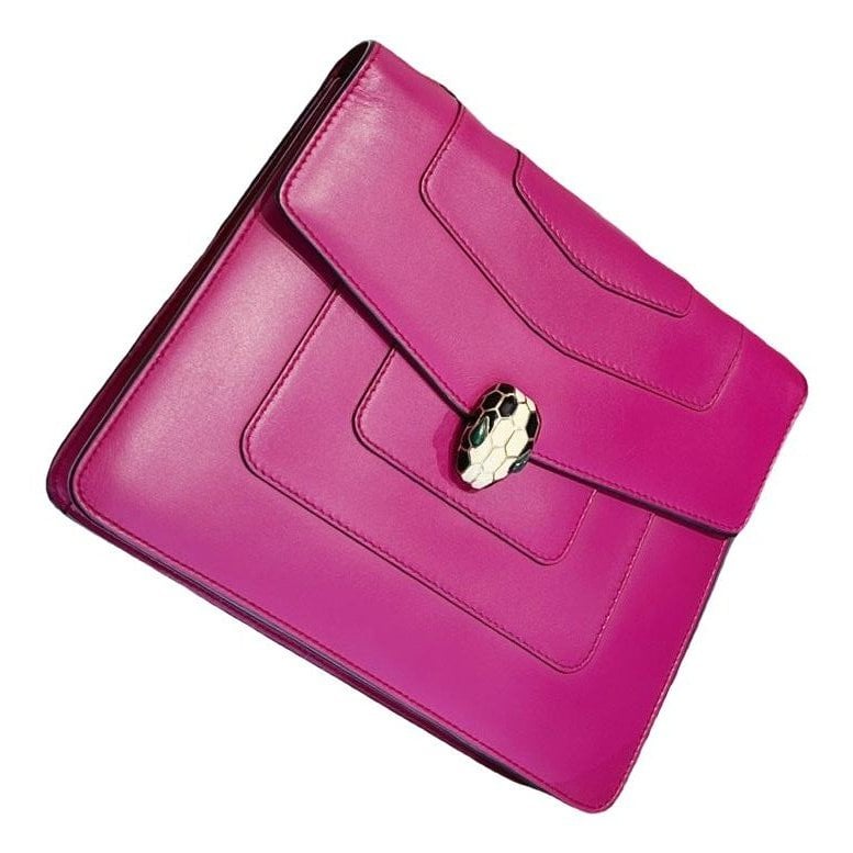 Serpenti leather handbag