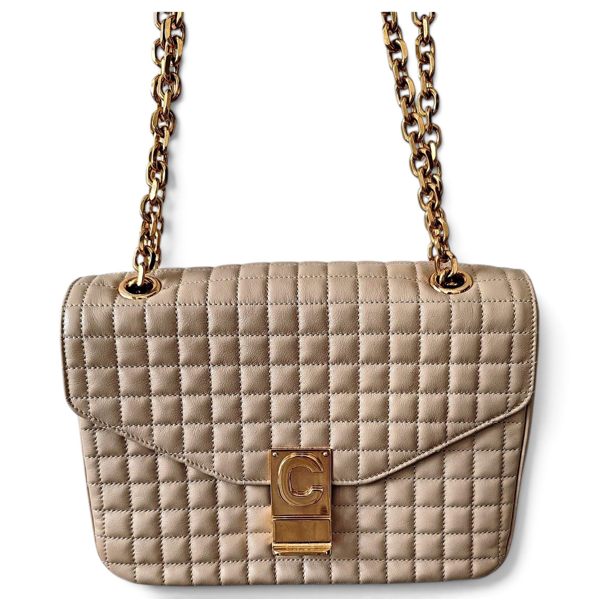 C bag leather handbag