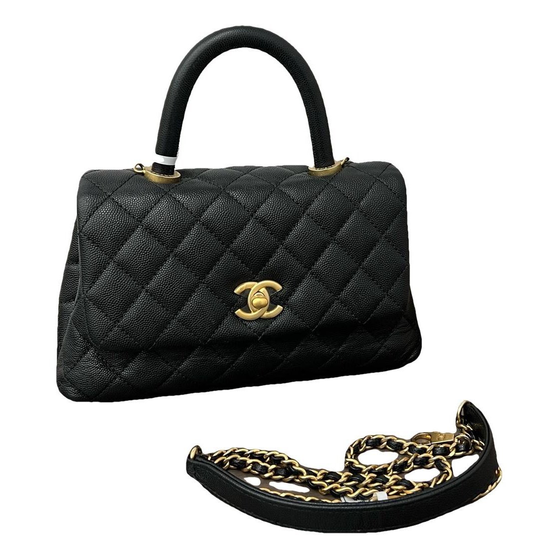 Coco Handle leather handbag