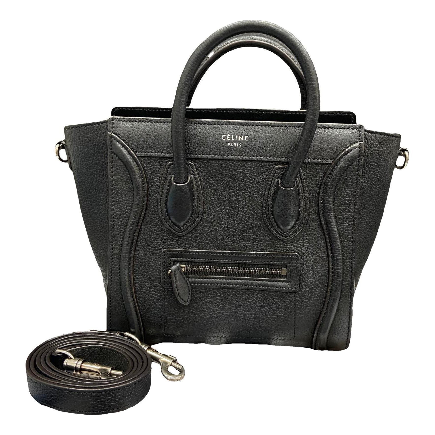 Nano Luggage leather handbag